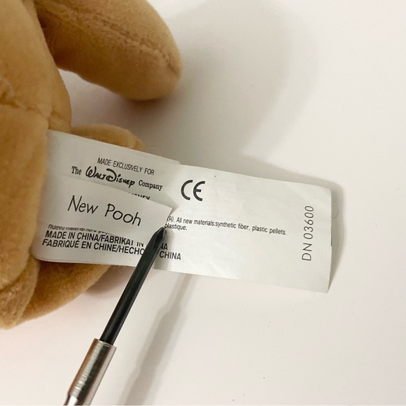 Disney Winnie the Pooh Stuffed Animal Mini Bean Bag Pooh 8” - Picture 15 of 16